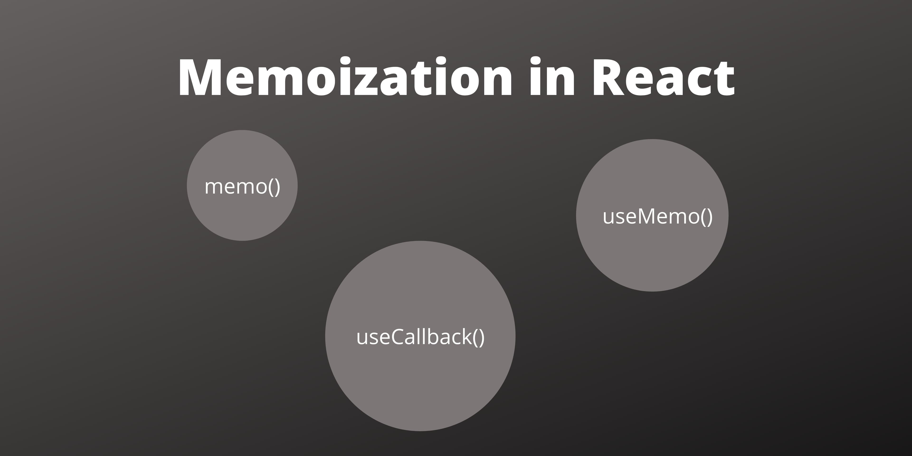 Memoization in React